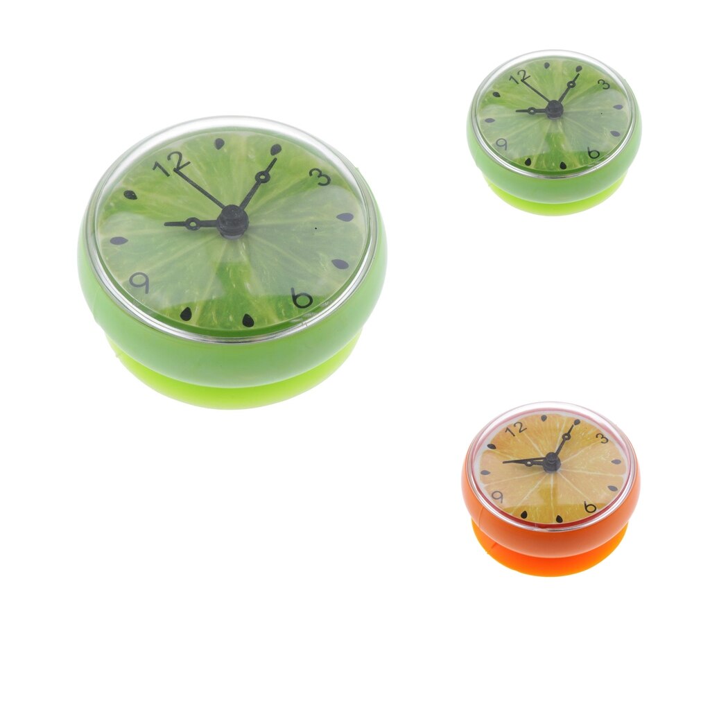 Mini horloge de douche étanche, ventouse, alarme de salle de bains, minuterie