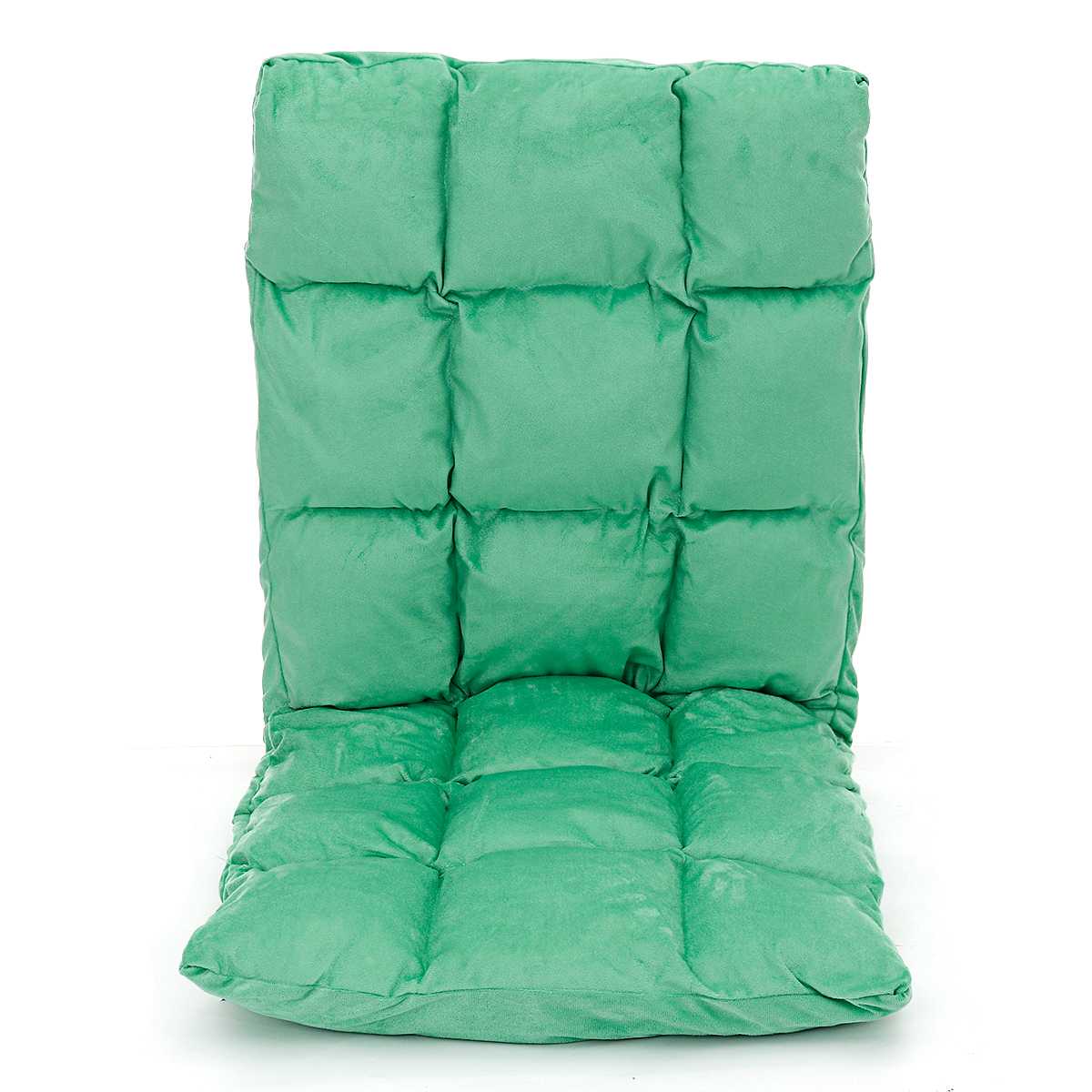 Tatami Bedroom Chair Floor Home Decor Small Foldable Lazy Sofa Chair For Reading 52x55x55CM: Lake Blue