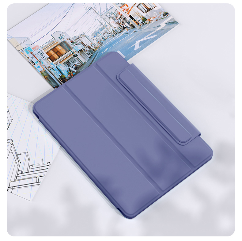 Husă magnetică pentru xiaomi pad 5 husă pentru mi pad 5 5 pro funda pentru trezirea și somnul automată susține încărcarea creionului: Violet