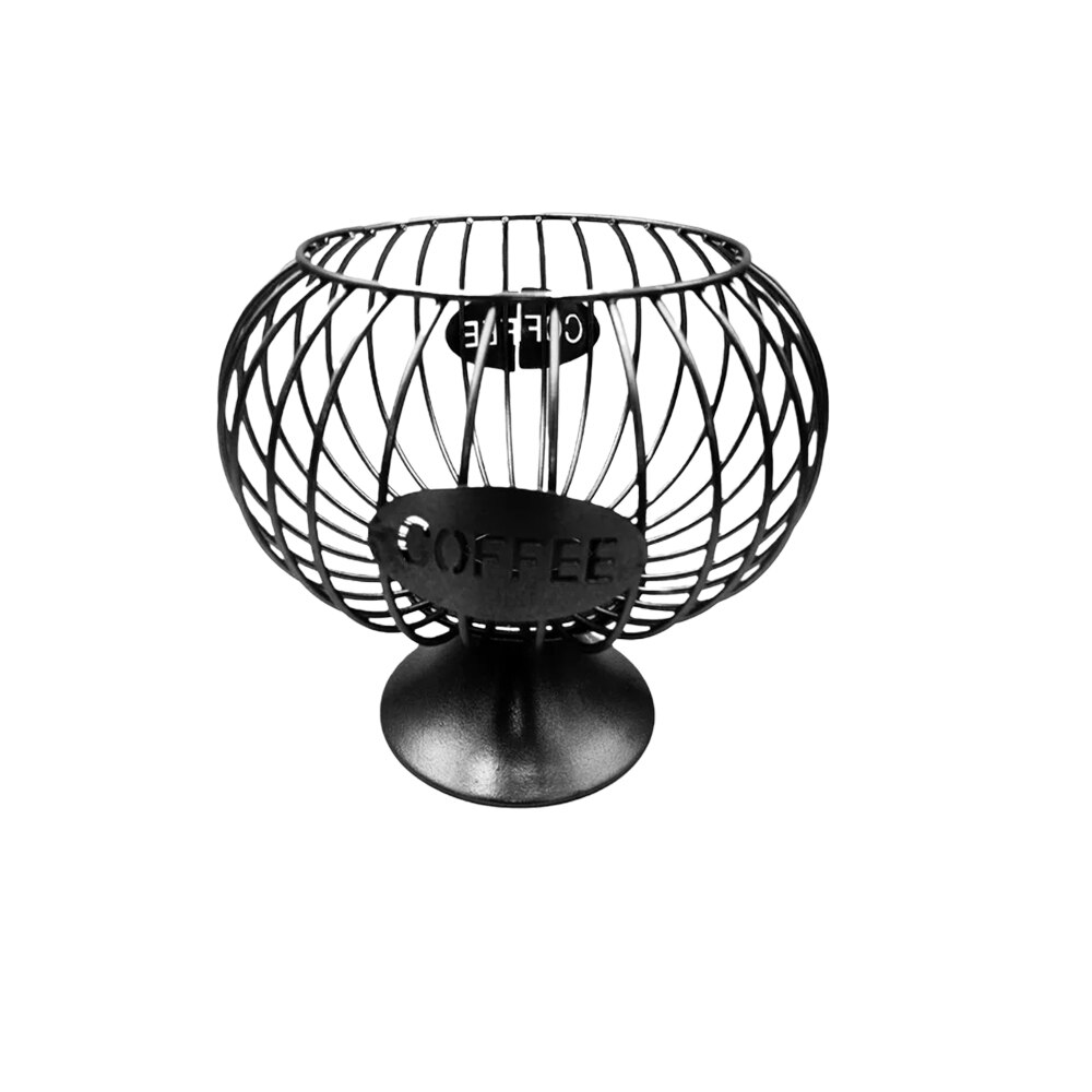 Coffee Pod Holder For Dolce Gusto Nespresso Lavazza Capsule Display Capsule Rack Matel Tower Stand Storage Shelves Nice: Large Black