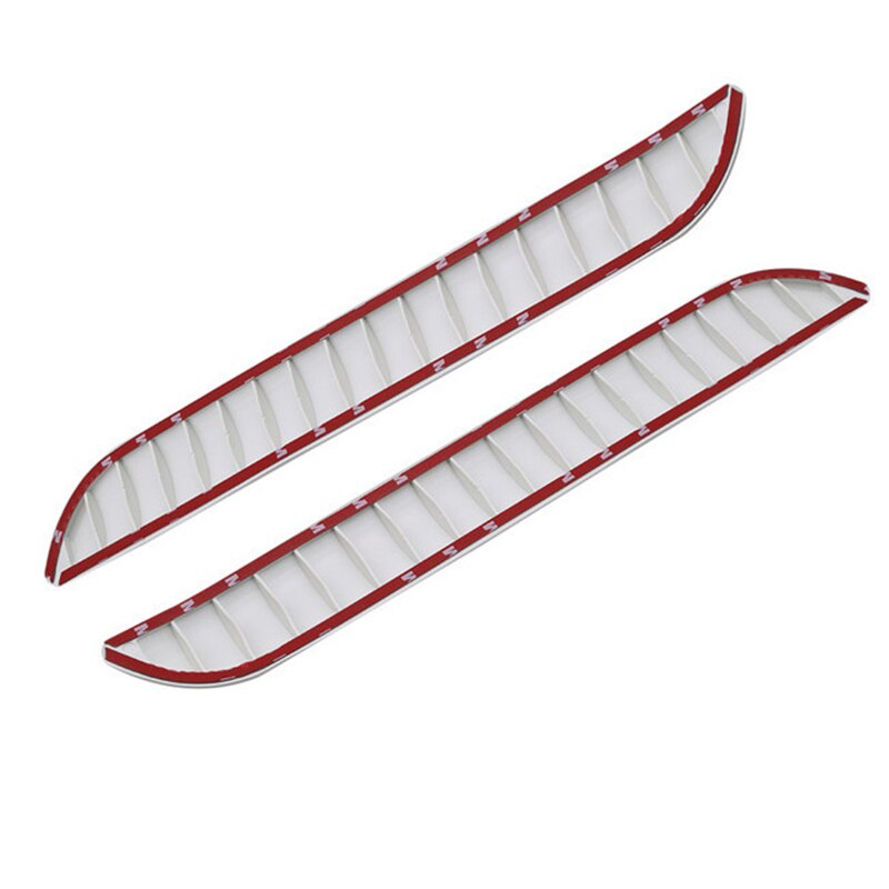 2 Stuks Auto Anti Collision Stickers Auto Deur Botsingen Stick Rubber Strip Decoratie Stickers Auto Accessoires: white