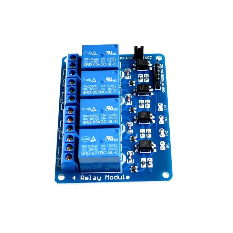 5PCS 4-channel 5V relay module