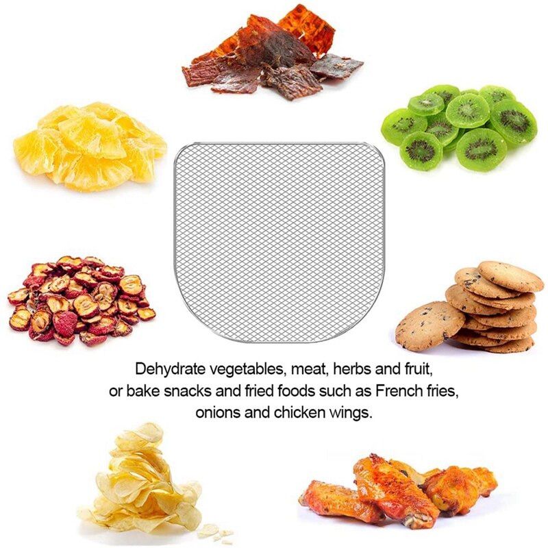 Dehydrator Rack for Air Fryer Oven,6 Quart Air Fryer Accessories,Dehydrated Fruit and Meat,Air Rack,Dehydration Tray 3Pc