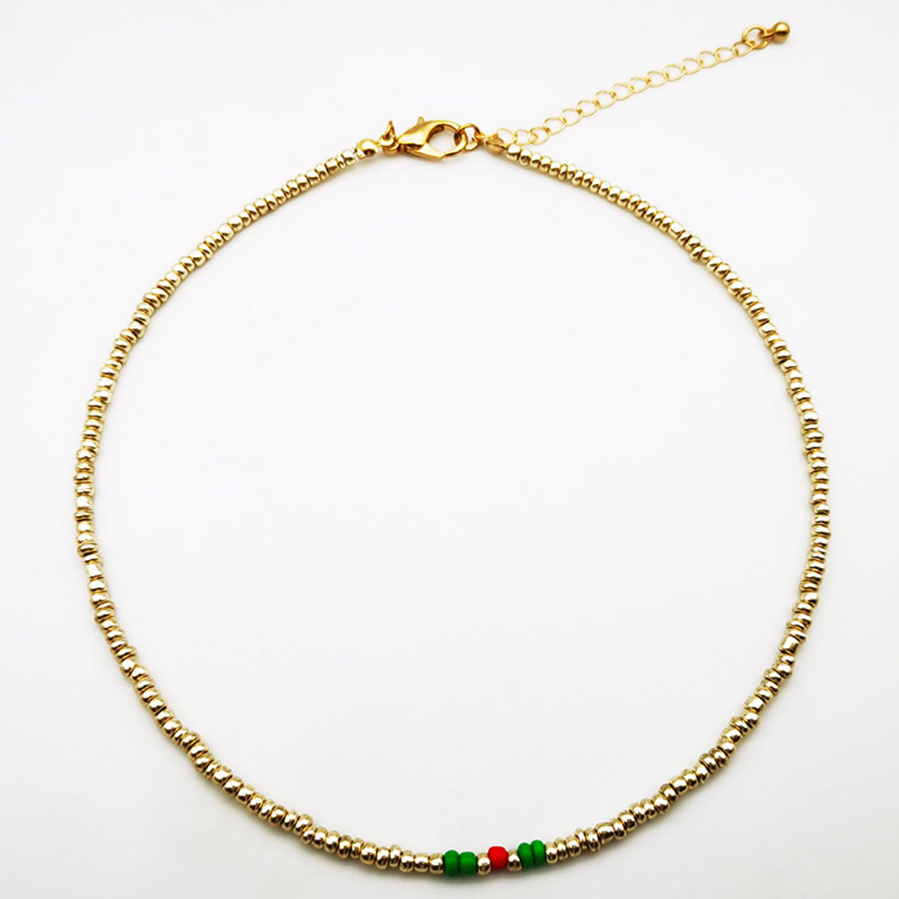 Collar con colgante de cuentas hecho a mano de varias capas, Gargantilla de amor de corazón de estrella de mar étnica, joyería de playa, de Bisutería