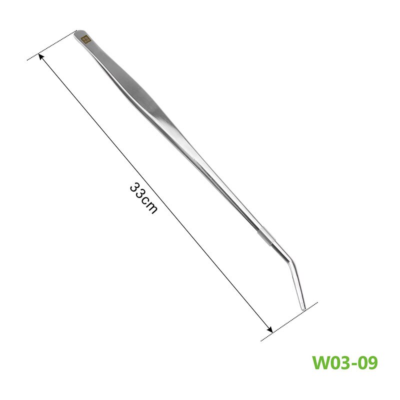 Cut Aquatic Aquarium Plant Tank Stainless Steel long Wave scissor clean tool kit water grass cutter Clipper fish tong aquascape: W03-09