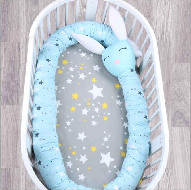 Infant Bedding Bumper Baby Crib Protector Bumper Kids Room Decoration Newborn Cotton Bedding Baby Crib Bumper 330cm