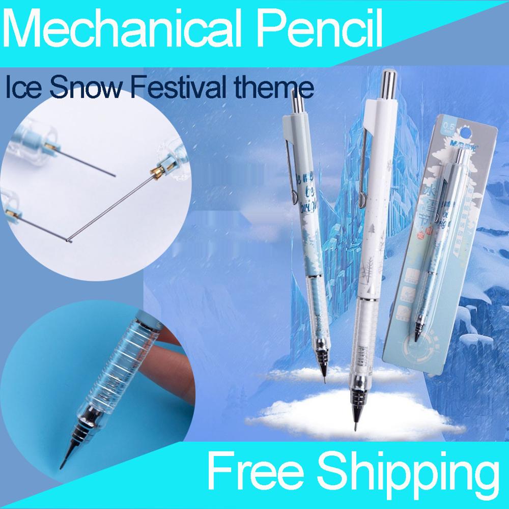 Mechanical Pencil Propelling Pencil Automatic Pencil Writing Drawing Pencils Ice Festival Mechanical Lead Pencil Drafting Pencil