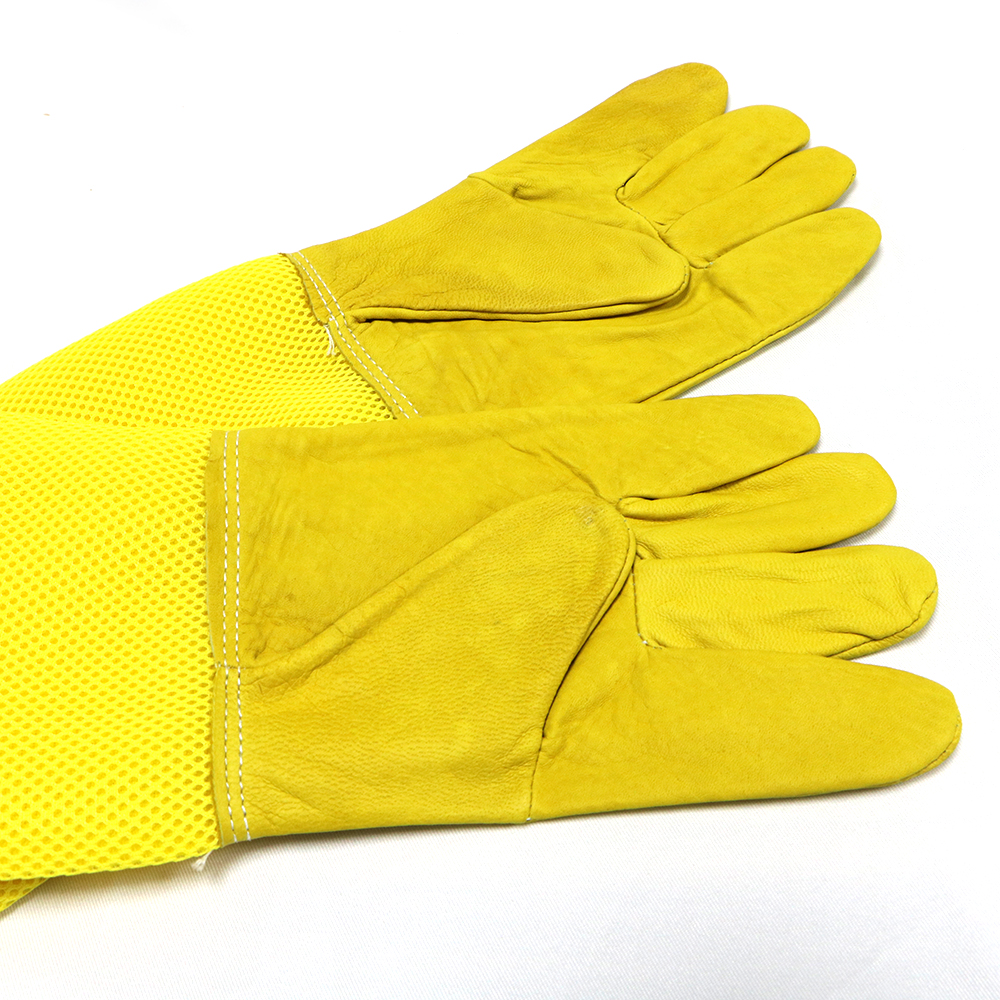 Beefun imker preventie handschoenen beschermende mouwen geventileerde anti-bijen tool voor bijenkorf universele canvas wanten