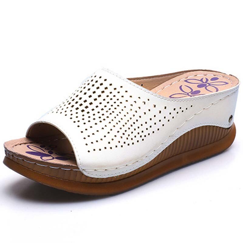 Morbuy Sandali Donna Zeppa Estate - Roma Comoda Plateau 5 Cm, Tacco 11 Cm, Taglia Larga 41, Colore Nero