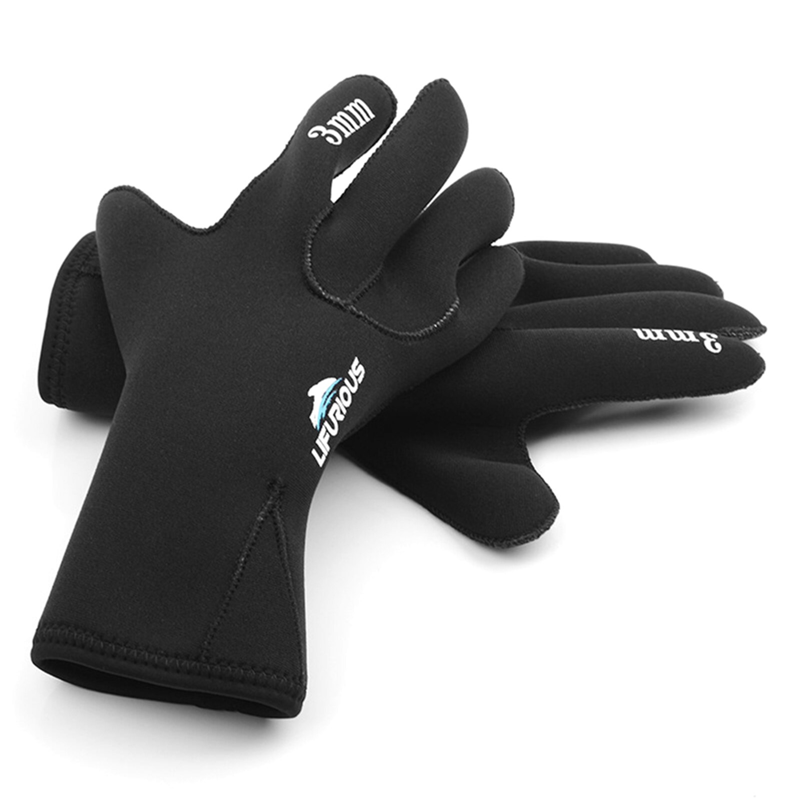 3mm Neoprene Diving Gloves - Snorkeling, Swimming, Surfing, Sailing, Kayaking Accessories