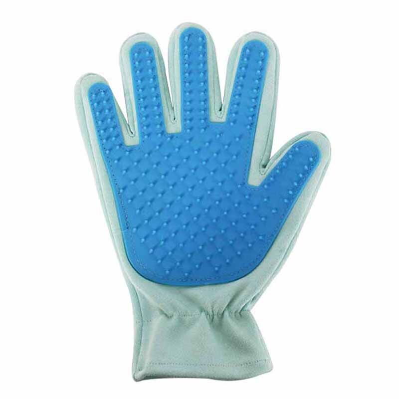 Chien Animal de compagnie toilettage gant Silicone chats brosse peigne desheding cheveux gants chiens bain nettoyage fournitures animaux peignes nettoyage pour animaux de compagnie: 01