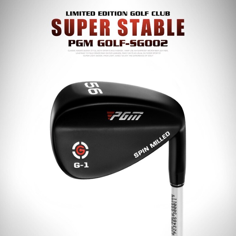 PGM Golf Clubs Pole Men Right Handed Stainless Steel Sand Wedge SG002 50-64degree: Black 52degree