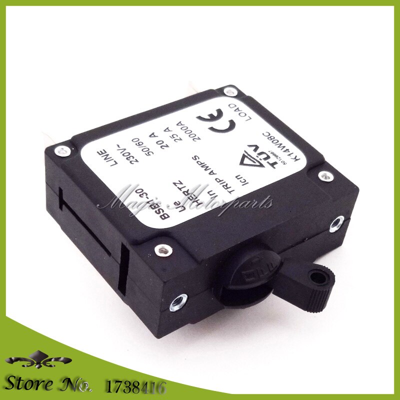 Disyuntor generador chino, 230V, 20A, 25A, viaje, amperios, 2000A, BSB1-30, Hertz50/60
