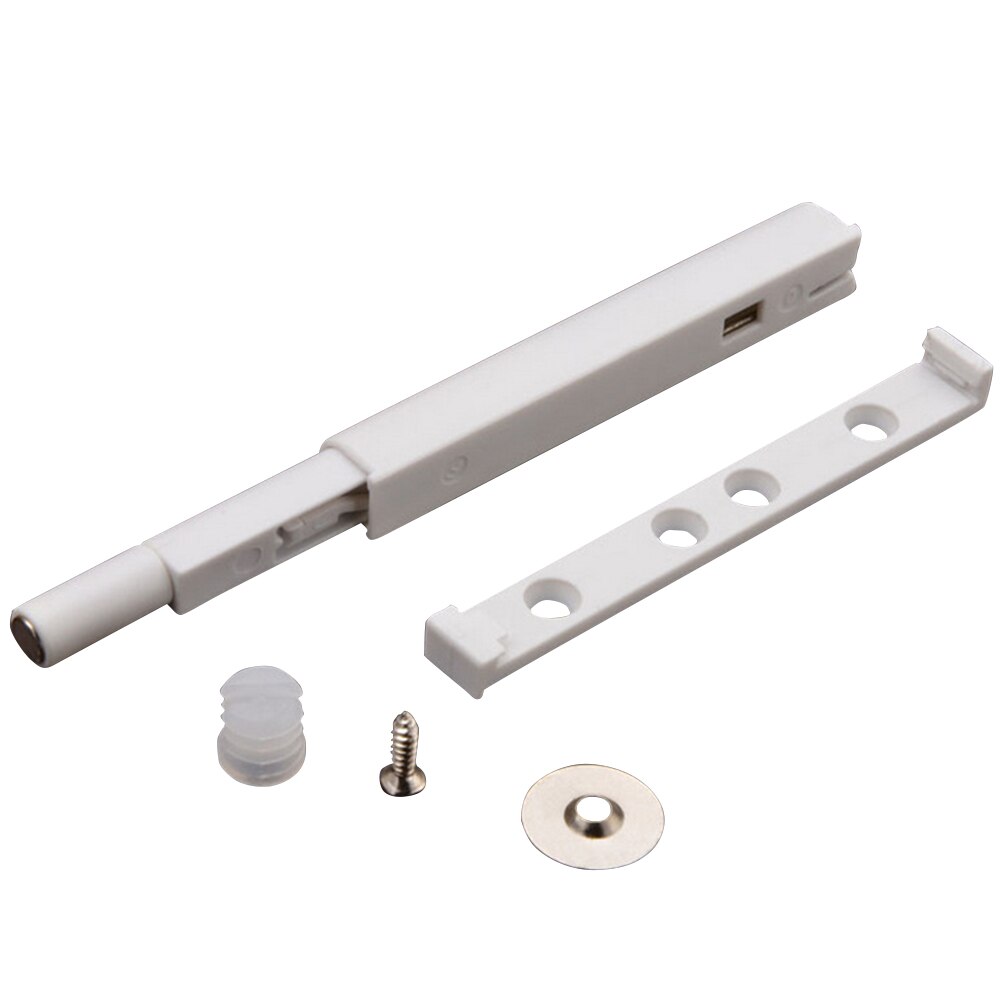 Bruit réduire maison pousser armoire ouverte attraper placard protéger pointe magnétique tiroir meubles amortisseur tampon cuisine porte facile installer: White 1pcs