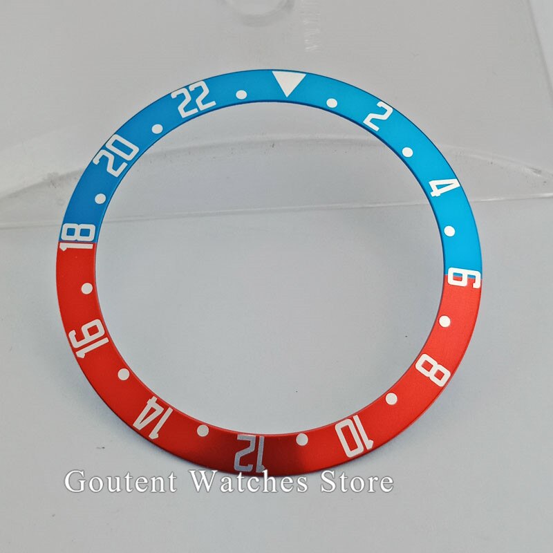 39.5mm Aluminum Material Watch Bezel Insert Fit 41mm Corgeut Watch