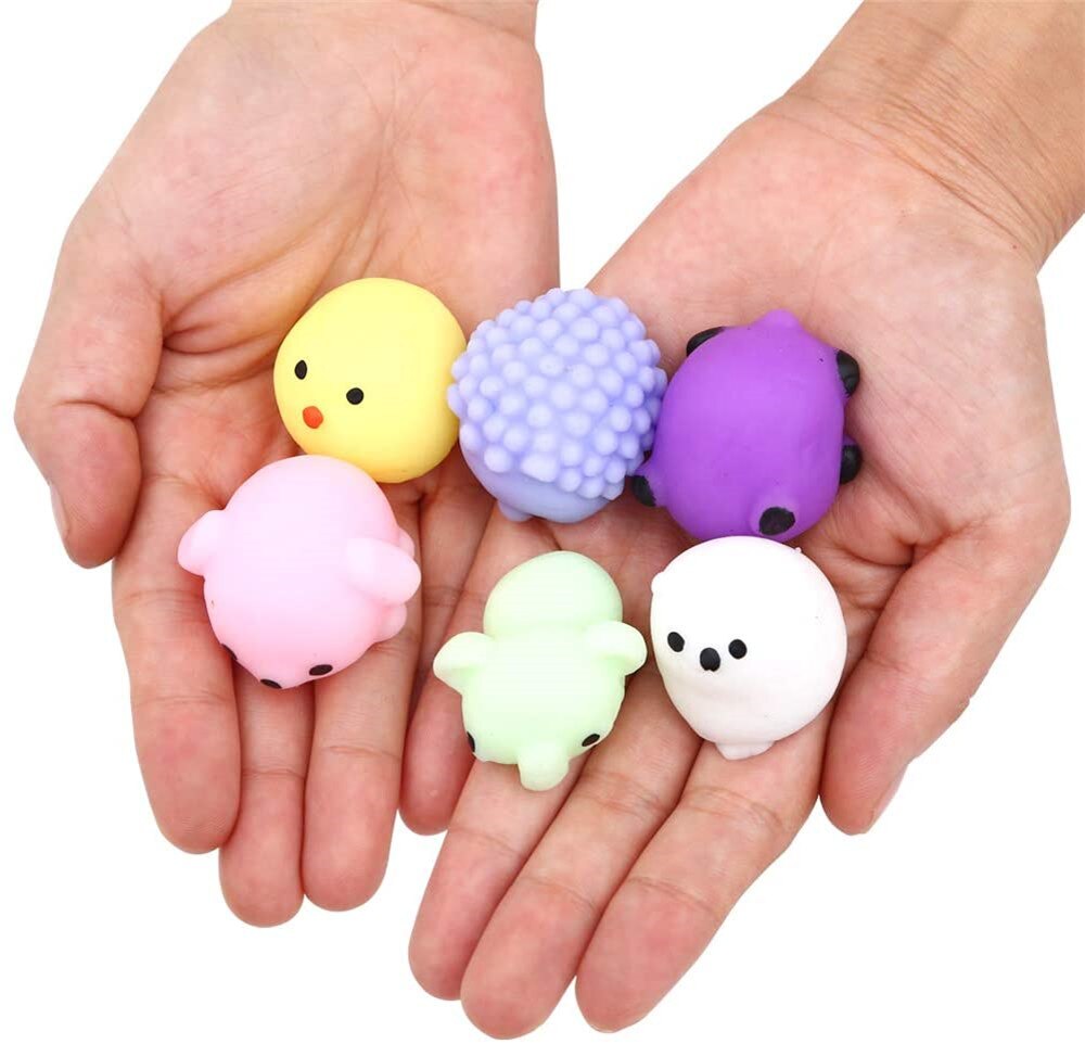 24pcs bomboniere per bambini Mochi Squishy Toy moji bomboniere per bambini Mini Kawaii squishies Mochi antistress ansia giocattoli