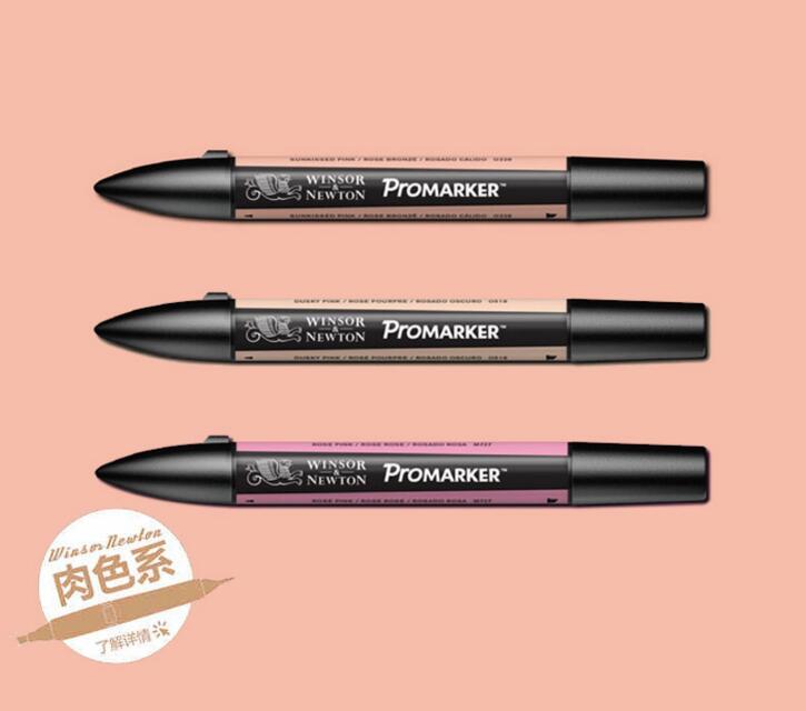 Długopisy graficzne Winsor & niuton Promarker bliźniak Wskazówka Kolory skóry