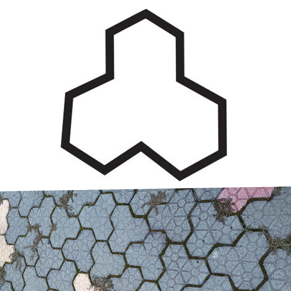 Geometrische DIY Bestrating Cement Baksteen Beton Mallen Plastic Path Maker Mold Tuin Stepping Oprit Mold Tuin Steen Road Patio