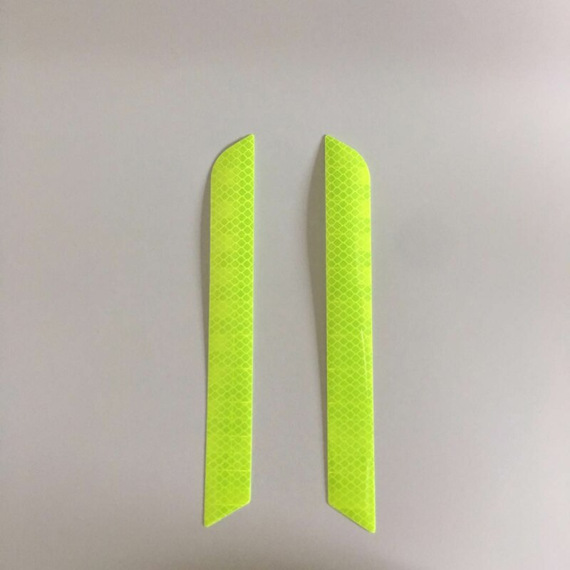 Car Reflective Stickers Safety Reflective Warning Stickers Car Body Rear Bumper Anti-collision Reflective Strip Decoration: Army Green
