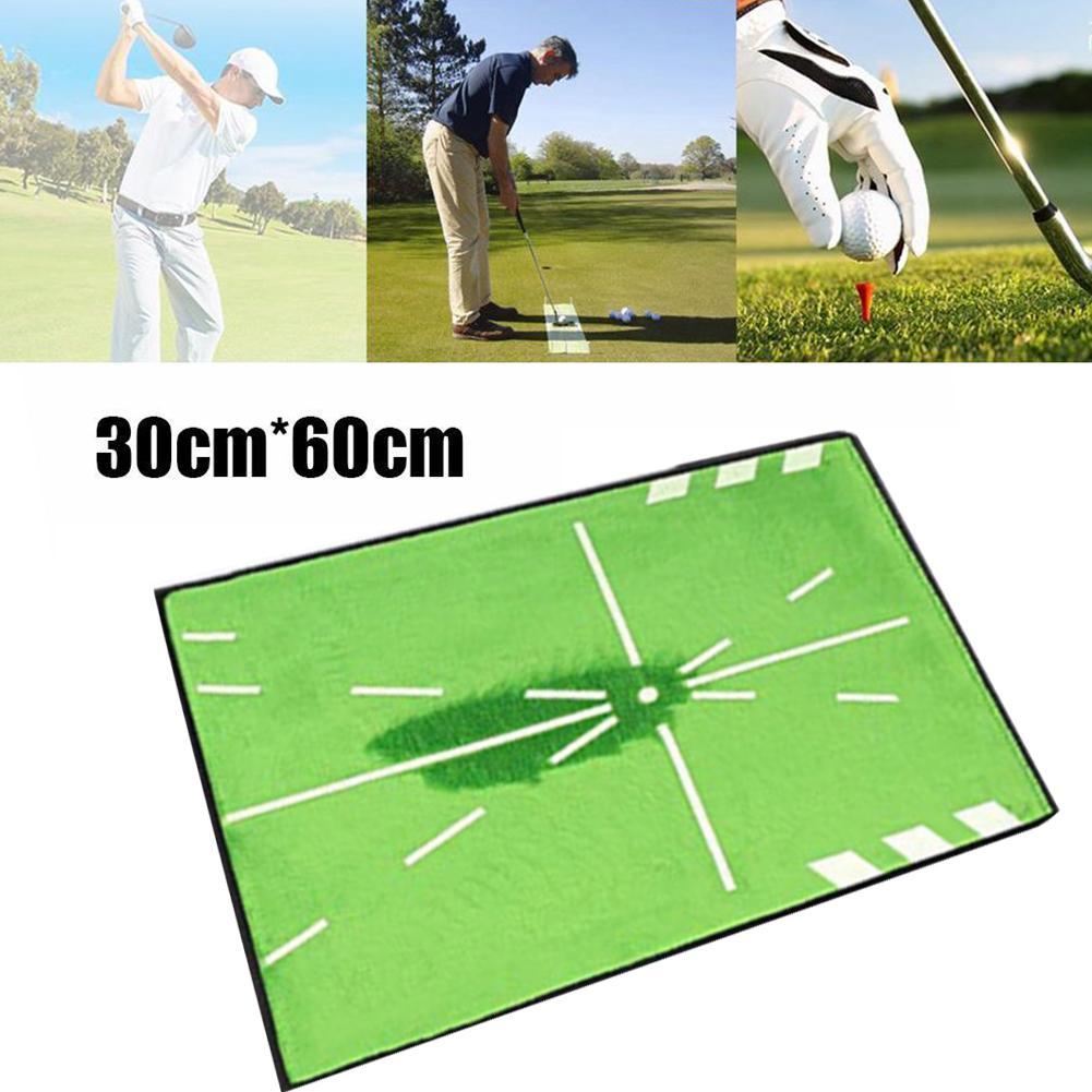 Golf Tapis D'entraînement pour Balançoire Détection Bâton Mini Golf Pratique Formation Jeu et pour le Bureau À Domicile Utilisation Extérieure: B