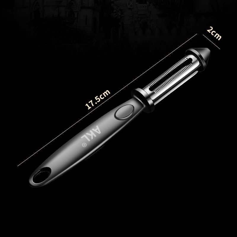 Stainless steel two-in-one peeler fruit peeler kitchen multifunctional peeler potato peeling and shredding artifa: 1 piece