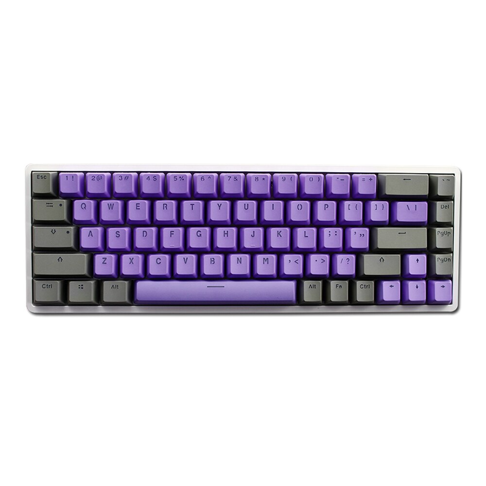 68 klawiszy klawiatura mechaniczna nasadki na klawisze z PBT dwukolorowe OEM MX PBT przezroczyste klawisze do Royal Kludge RK68/RK837/G68/RK855/RK87: 8
