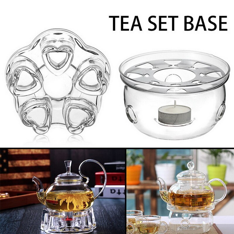 Crystal Clear Theepot Verwarming Base Glazen Theepot Warmer Thee Accessoires