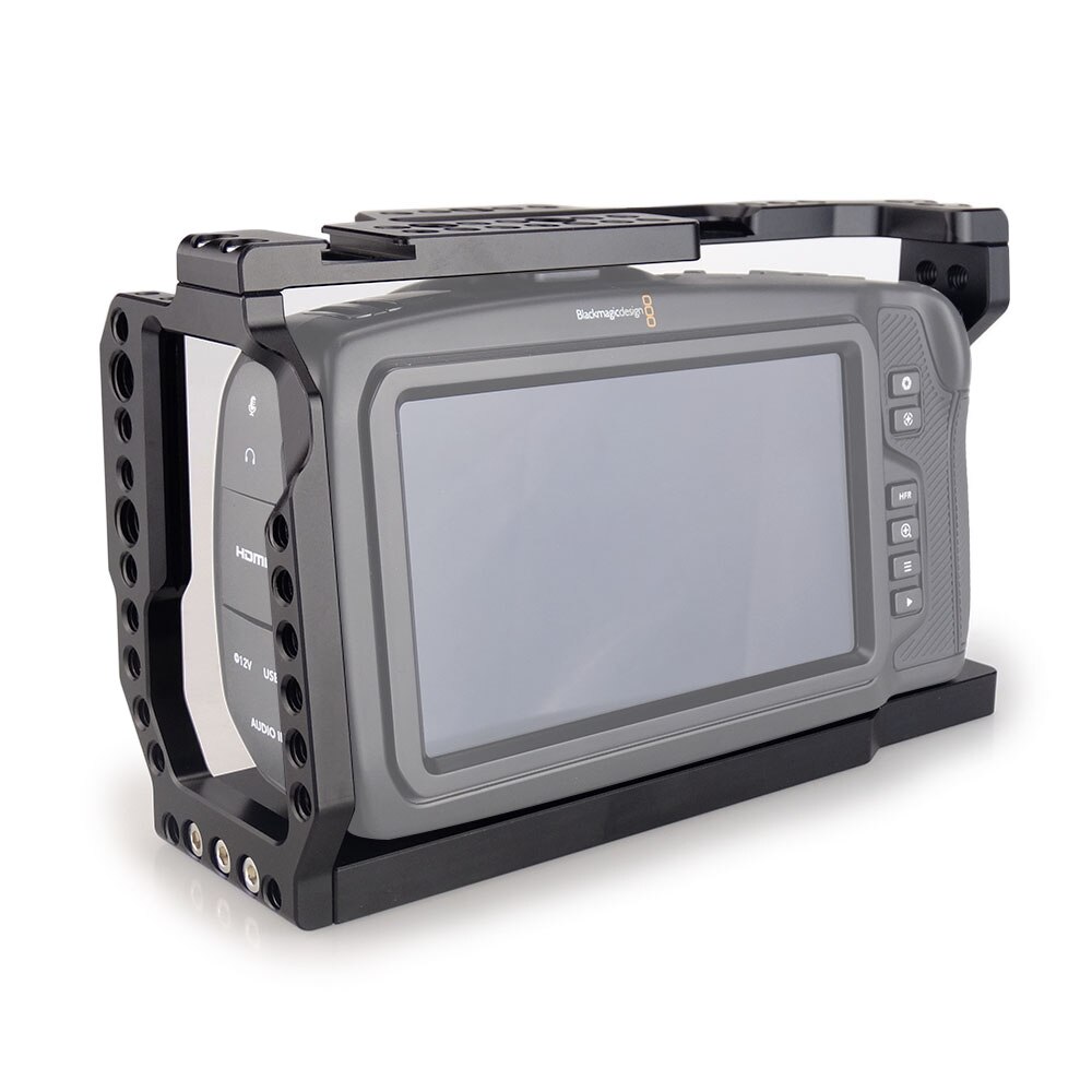 MAGICRIG BMPCC 4K Camera Cage for Blackmagic Pocket Cinema Camera BMPCC 4K /BMPCC 6K to Mount Microphone Monitor LED Light