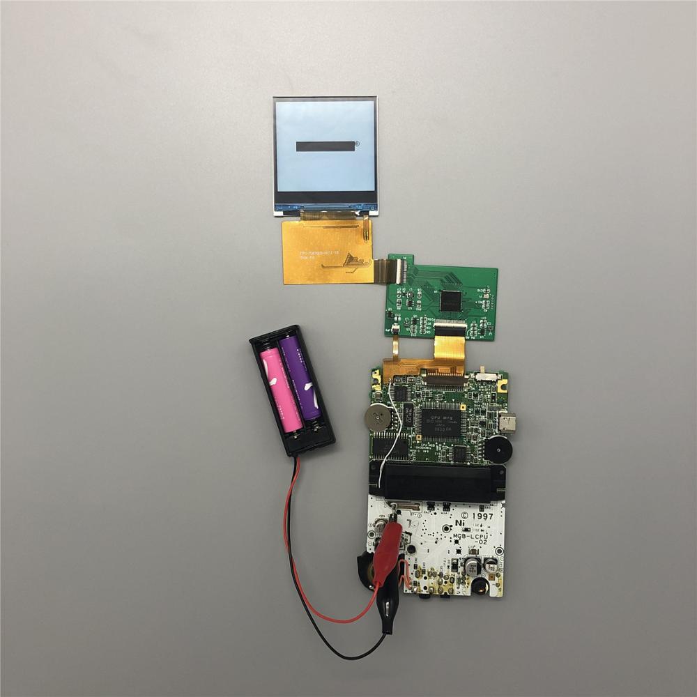 Facile à installer 2.6 "taille d'origine IPS haute luminosité écran LCD est adapté pour Nintendo Gameboy poche GBP