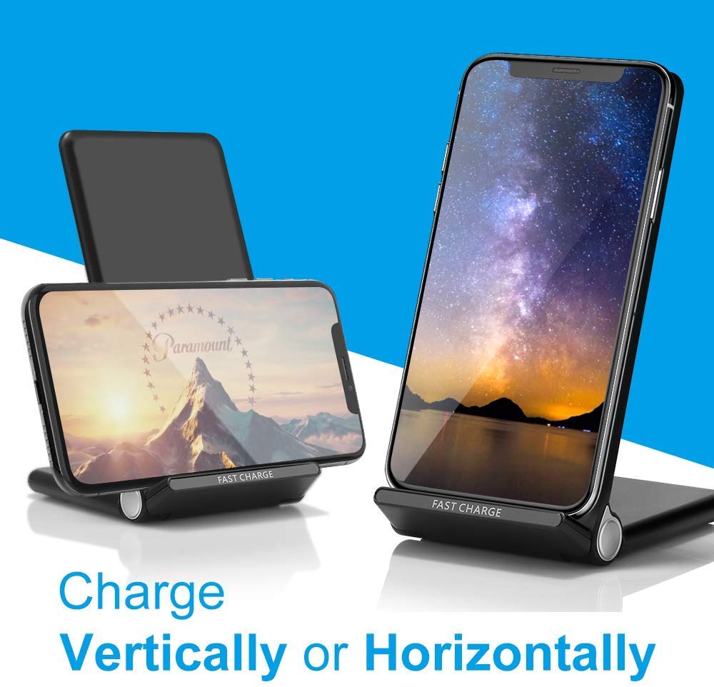 FDGAO 15W Qi Wireless Charger For Samsung S20 S10 S9 Note 9 10 Fast Charging Dock Stand For iPhone 11 Pro X XS MAX XR 8 Plus