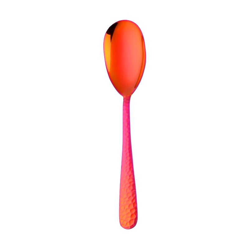 12 Inch Grote Opscheplepel Vork Kleurrijke Verbazingwekkende Rainbow Salade Server Eetlepel Roestvrijstalen Eetkamerstoel Kitechen Gebruiksvoorwerp: Rainbow NO.3-Spoon