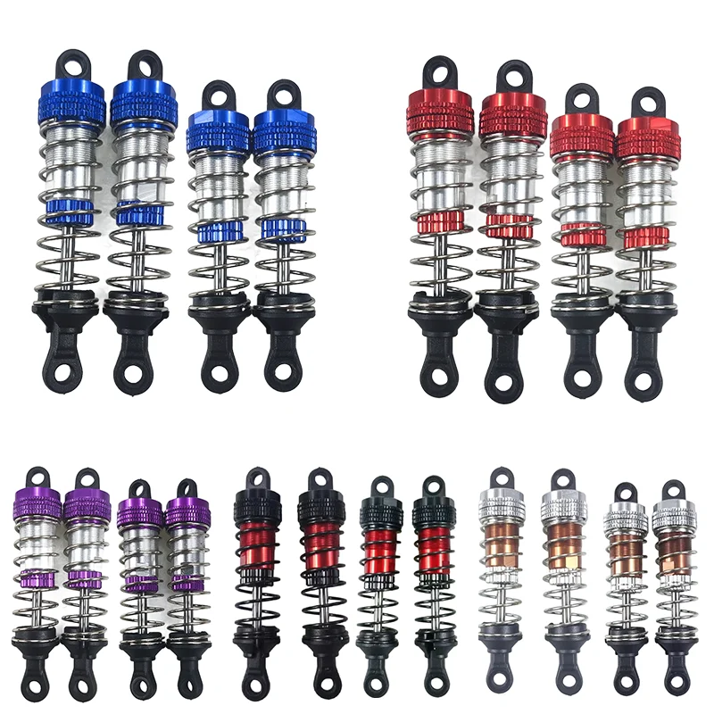 Wltoys 144001 144002 144010 124007 124008 124016 124018 124019 Amortiguador de aceite de Metal, accesorios de piezas de actualización de coche RC