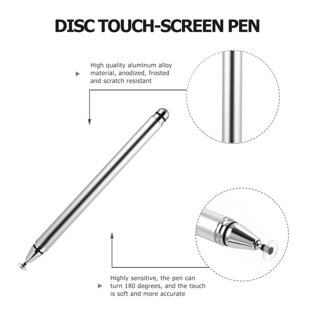 1pc Universal Touch Screen Disc Stylus Pencil Compatible with Apple Huawei