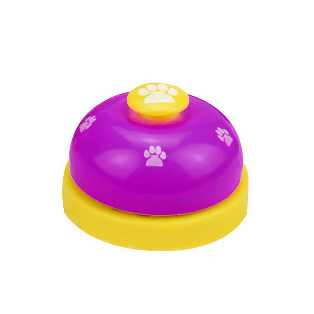 Pet call bell hundlegetøj iq træning hund kat fodring ringetøj pædagogisk legetøj kæledyr legetøj interaktiv klokke spiser mad feedernew: 4