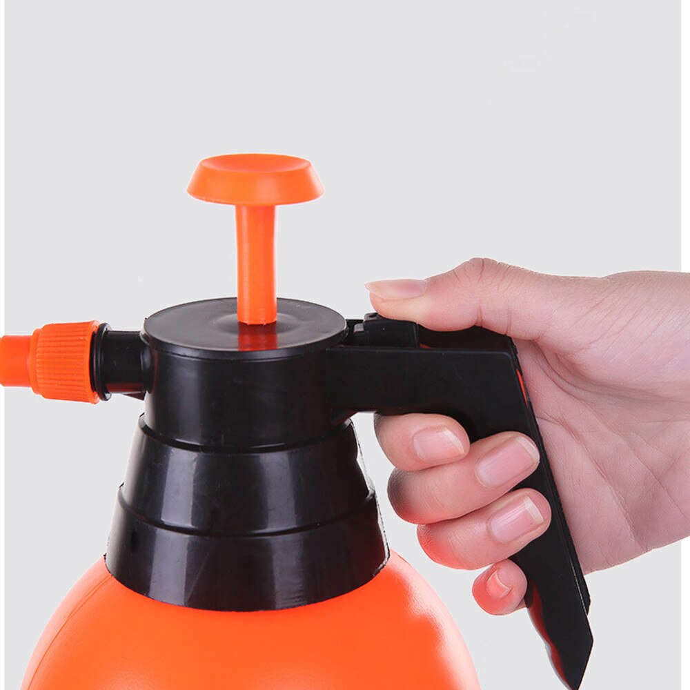Garden 2L Pneumatic Automatic Sprayer Orange Bottle Watering Pot Garden Sprinkler irrigation Sprinkler disinfection