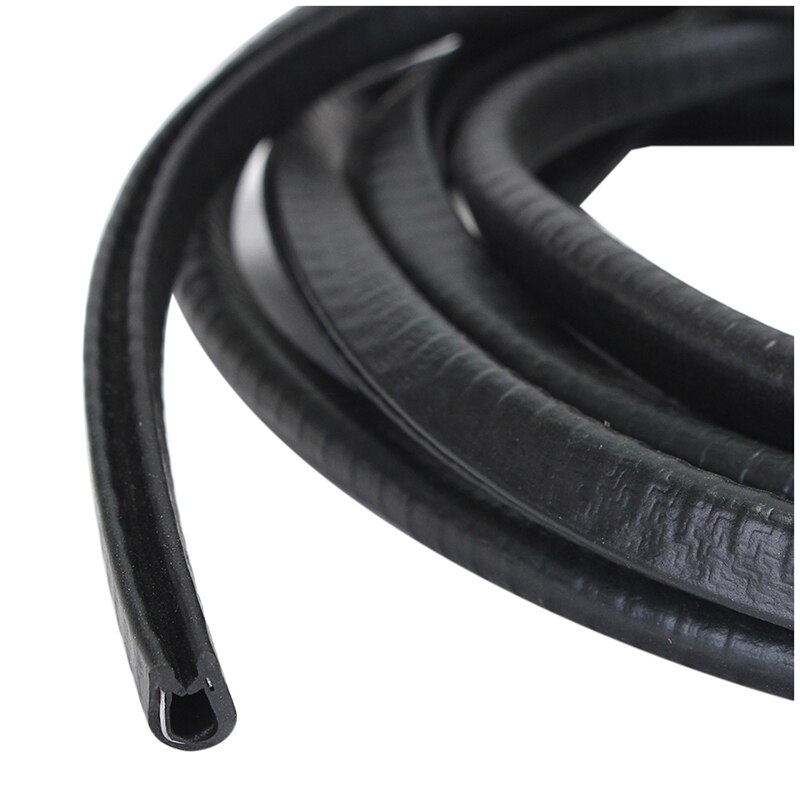 13ft 4m Car Door Edge Protector U-shaped Rubber Trim Moulding Strip Seal 10x7MM