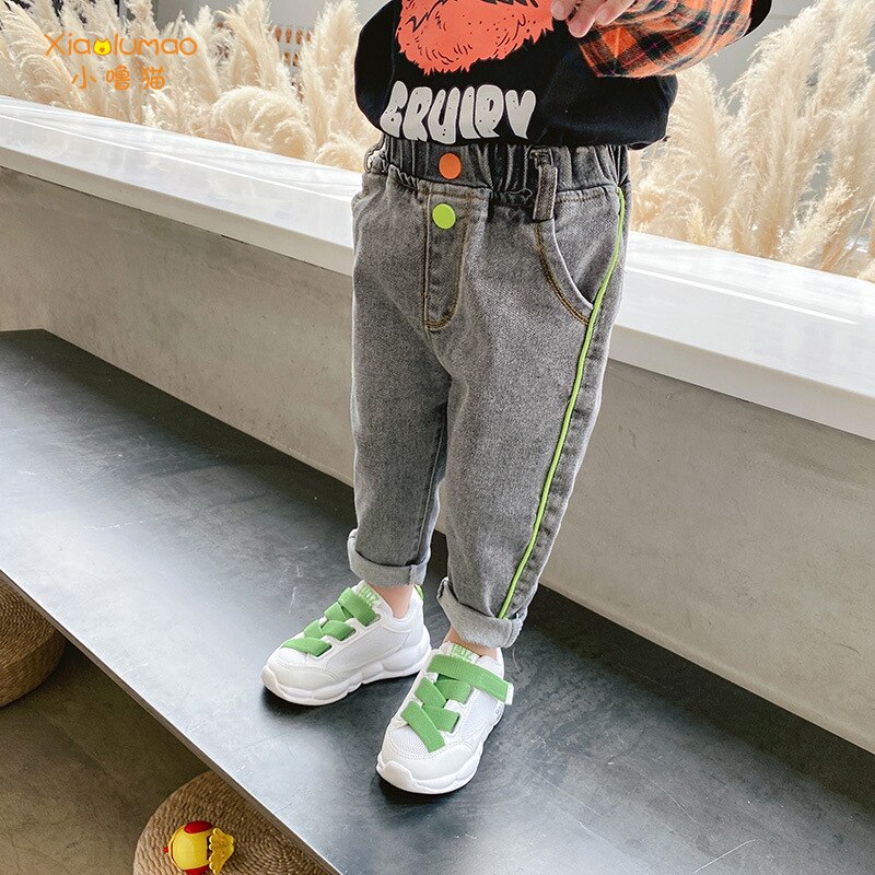 Småbørn pige denim baby pige jeans bukser jeans til piger børn bukser til piger børnetøj baby jeans