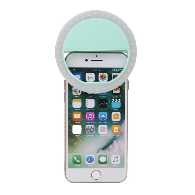 Luz de relleno para Selfie, Flash portátil, Led, cámara de teléfono, mejora la fotografía, para iPhone, Samsung, teléfono inteligente, 4 colores
