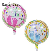 18 Inch Welkom Baby Jongen Meisje Helium Ballon Baby Shower Decoratie Gelukkige Verjaardag Folie Ballon Geslacht Onthullen Kids Toy