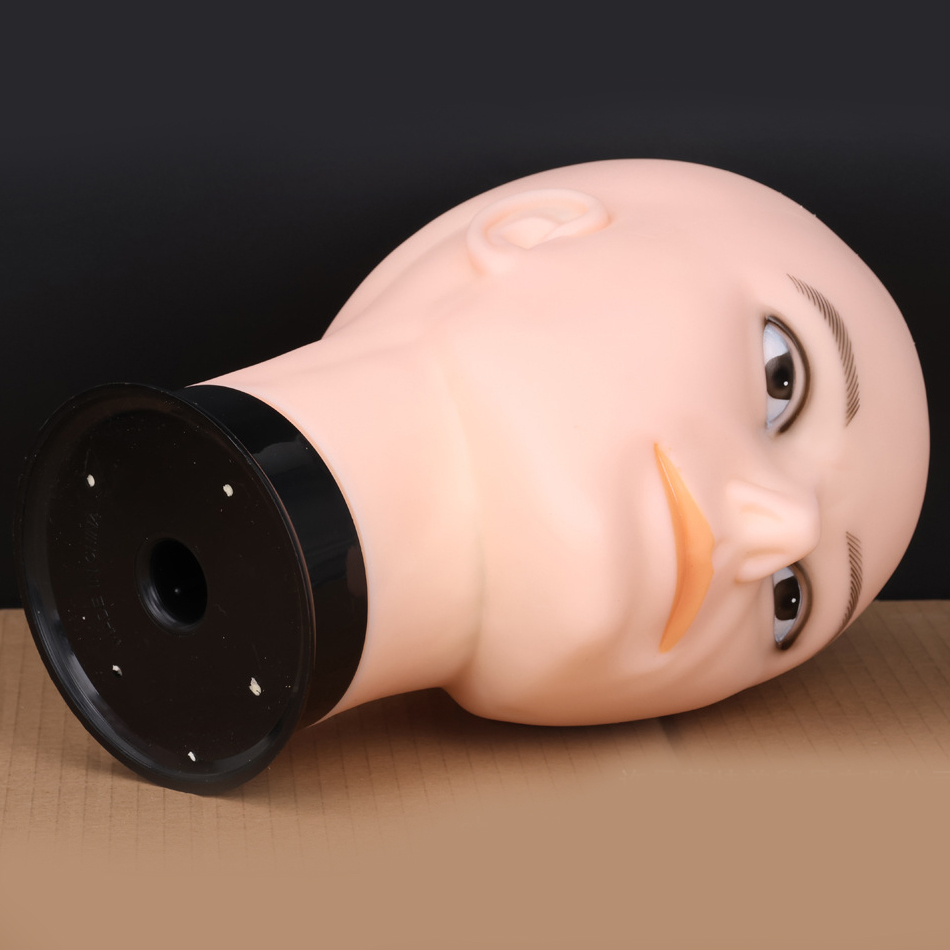 Mannequin Head With T-pin Wig Cap Tripod For Women Making Wig Hat Glasses Mask Display Cosmetology Manikin Head Makeup Practice