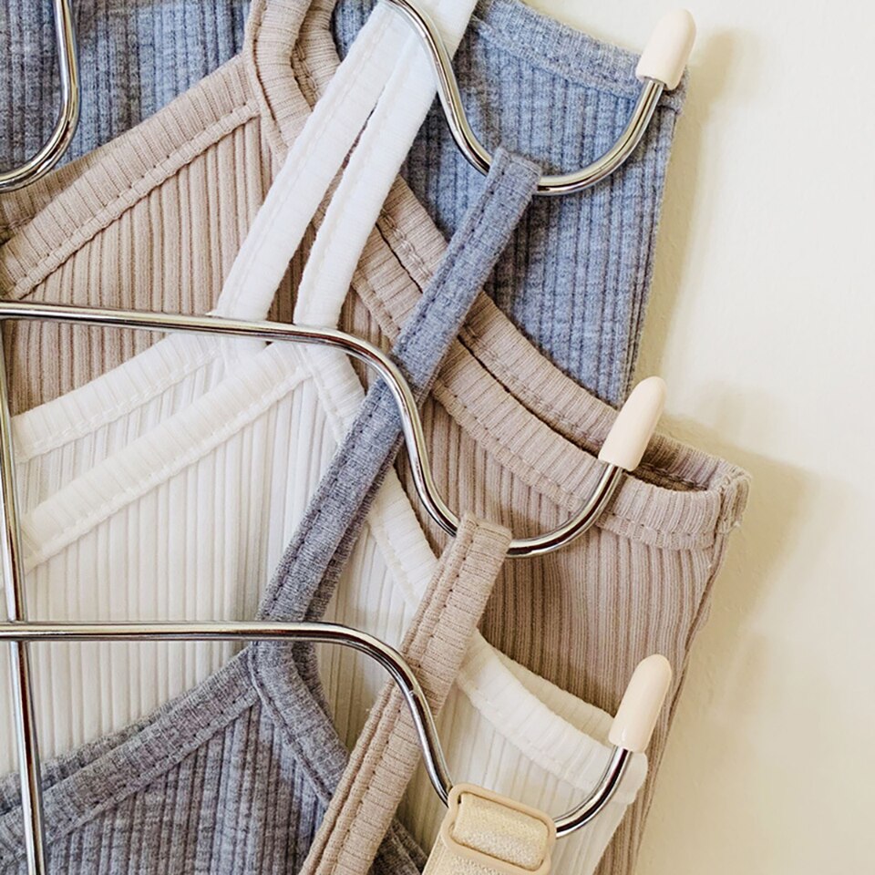Opvouwbare hangtas meerlaagse hangers voor kledingrek metalen ondergoedhangerrek ondergoed bh-hanger opbergruimte