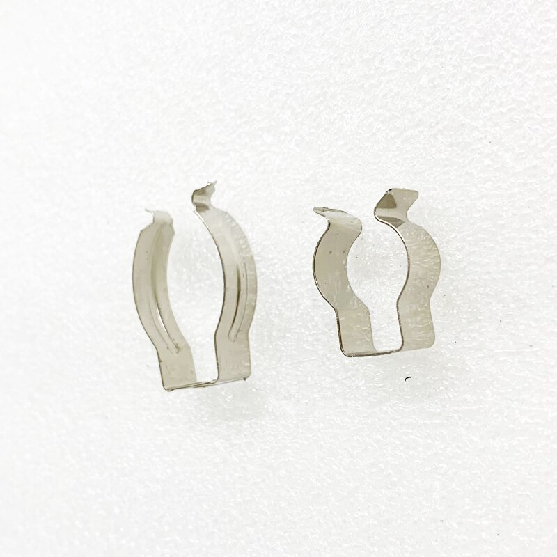 10 supports de Clip de Tube Fluorescent T8 T5, support de Tube 1 &quot;-1.5&quot; matériau métallique lampe Tube LED Bases support de Clips en U installation facile