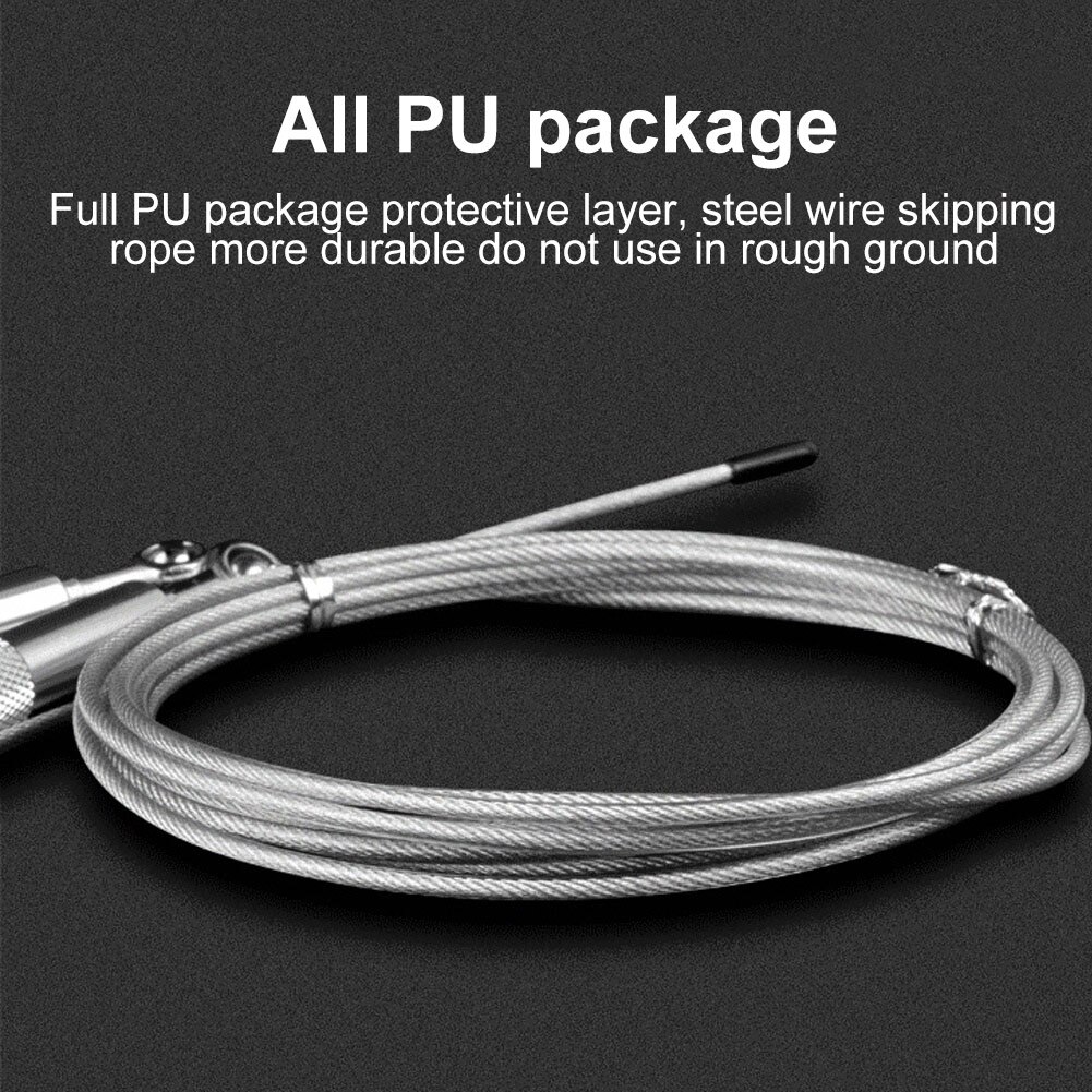 Anti-slip Handle Universal Bearing Speed Jump Skipping Rope Workout Fitness Tool