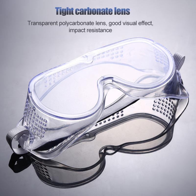 1/2 stk klare anti-tåge beskyttelsesbriller øjenkemiske ansigtsbeskyttelsesbriller uv beskyttende anti-tåge stænktæt beskyttelsesbriller!