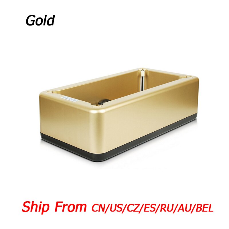 Dispensador automático de cubiertas para zapatos, máquina de Patucos desechables, antigotículas, para el hogar y la Oficina: Gold