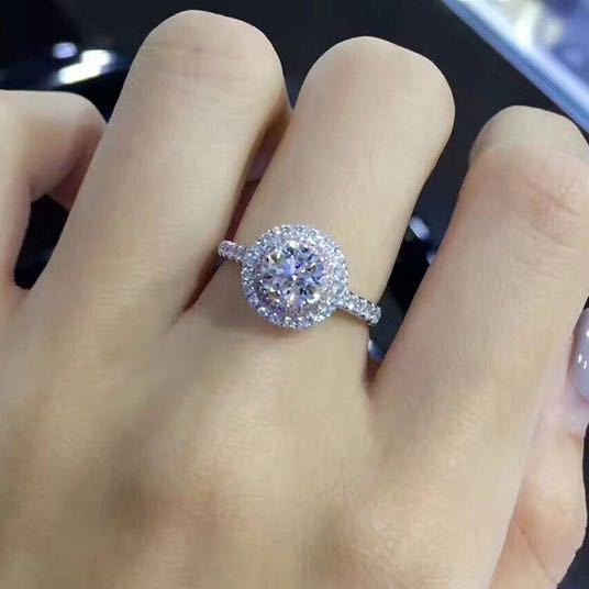 100% real 18k anel de ouro para mulher natural aaa moissanite jóias pedra preciosa anillos de bizuteria tensão ajuste mini anel de diamante