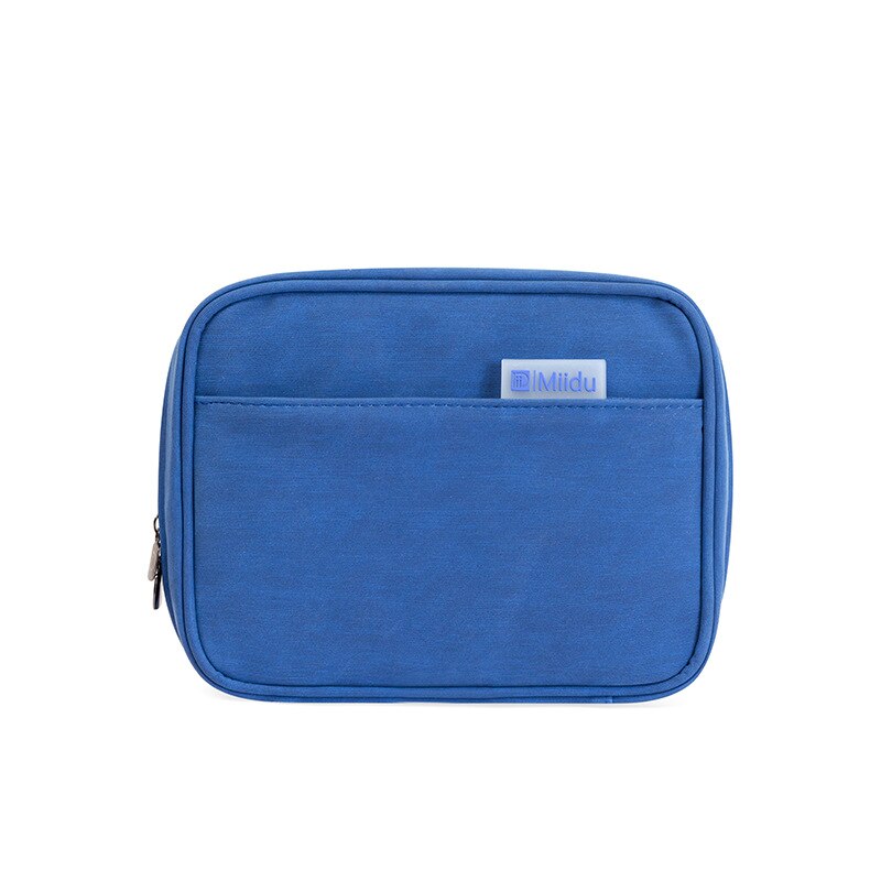 Elektronische Opbergtas Kabel Organizer Oortelefoon Draad Zak Hard Drive Travel Kit Case Pouch Elektronica Accessoires Tas: Blue