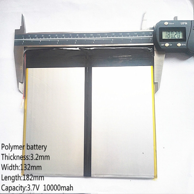 Tablet PC talk9x u65gt,battery 3.2*132*182 3.7V 10000 mah Li - ion battery 'for 32132182