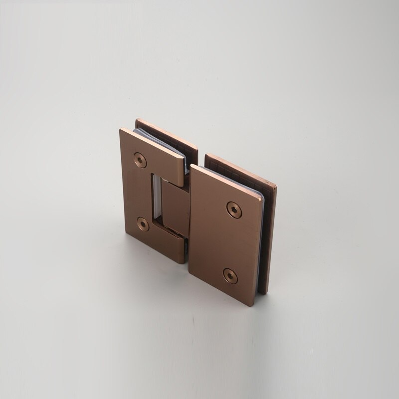 304 Edelstahl Rose Gold Schlecht Schrank Vitrine Schrank Klemme Glas Dusche Glas Tür Scharnier Ersatz Teile 8-12mm