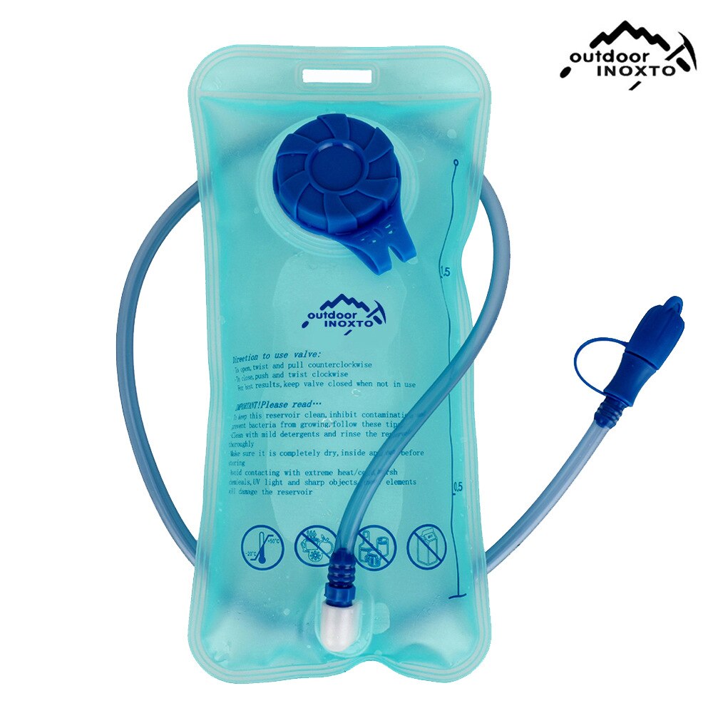 Water Reservoir Water Bladder Hydration Pack Storage Bag BPA Free - 1L 1.5L 2L Running Hydration Vest Backpack